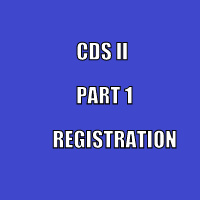 CDS 2 PART 1 REGISTRATION