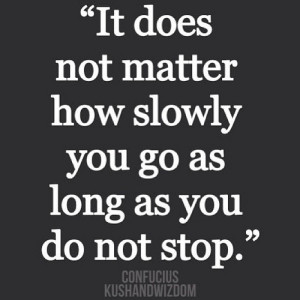 Don't stop quote