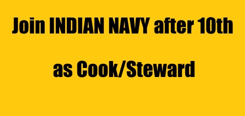 join Indian Navy after 10th (Matric Recruit)