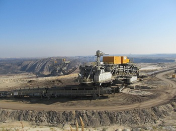 Open pit mining