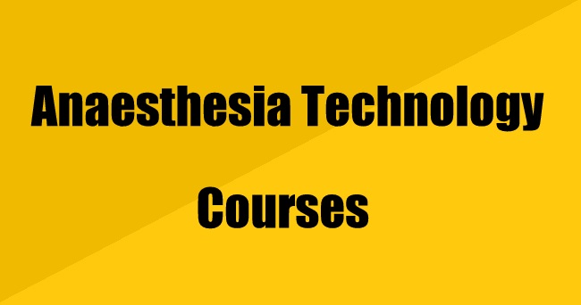 Anaesthesia Technology courses