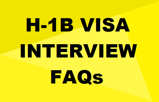 H-1B visa interview questions