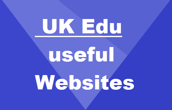 useful websites related to UK Education