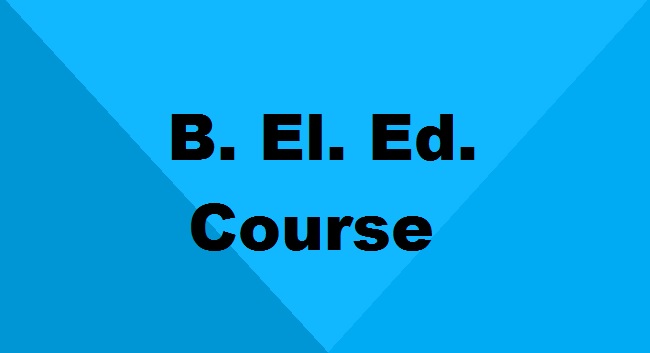 B.El.Ed. course