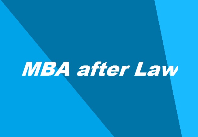 MBA after Law