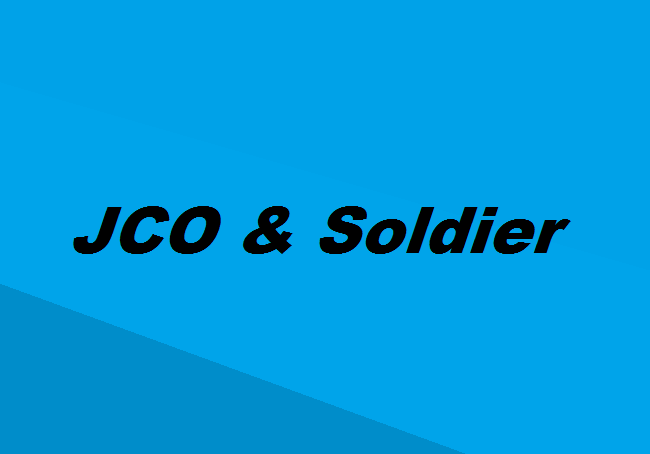 JCO and Soldier recruitment