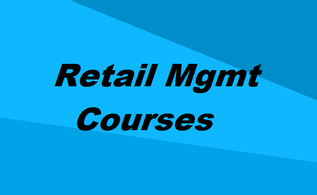Retail management courses