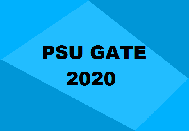 PSU GATE 2020