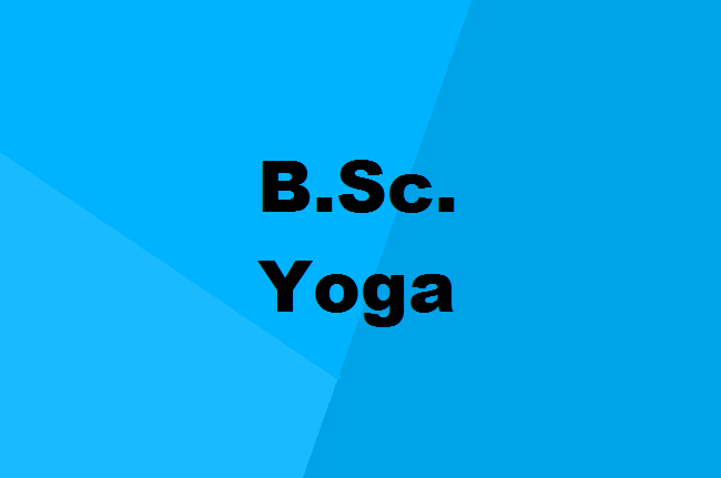 B.Sc. Yoga