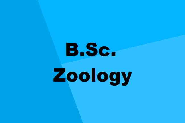 B.Sc. Zoology