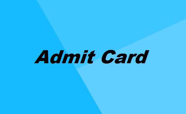 GATE admit card