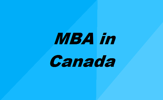 MBA in Canada