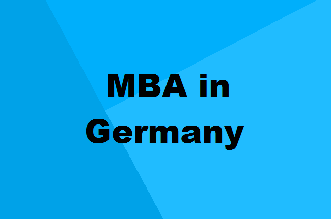 MBA in Germany