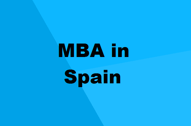 MBA in Spain