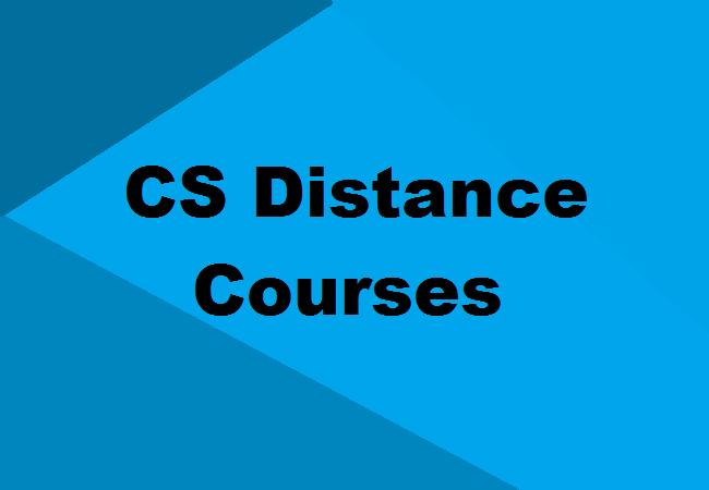 Computer Science distance courses