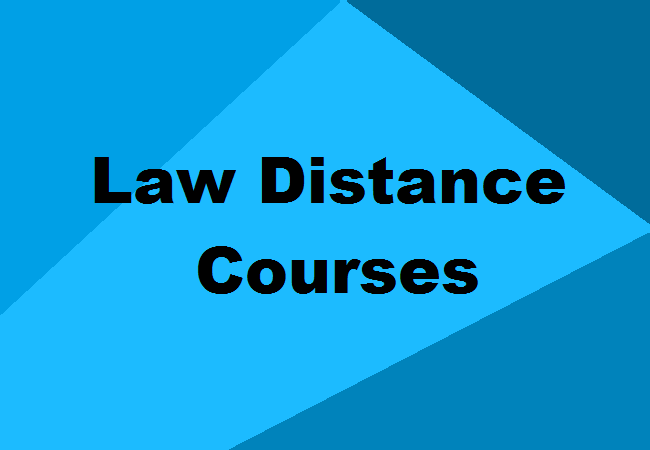 Law courses distance learning