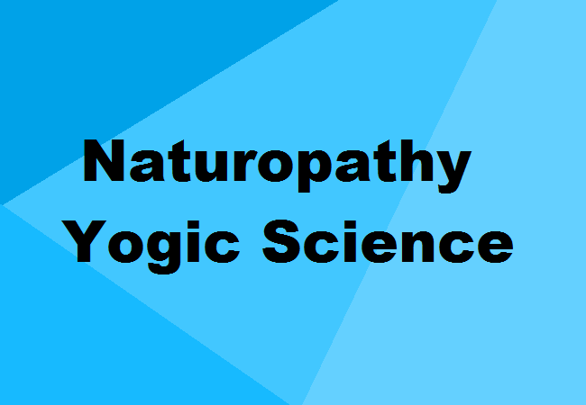 Diplom in Naturopathy and Yogic Science