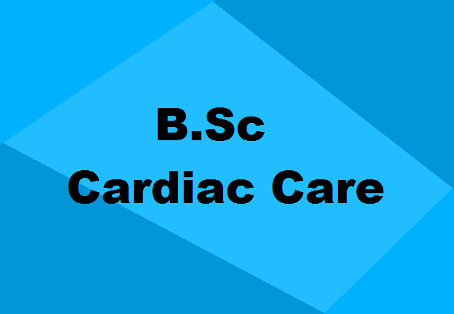 B.Sc. Cardiac Care Technology