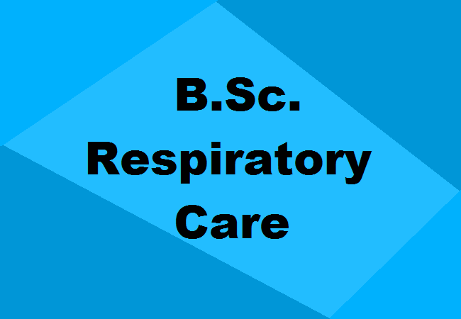 B.Sc. Respiratory Care Technology