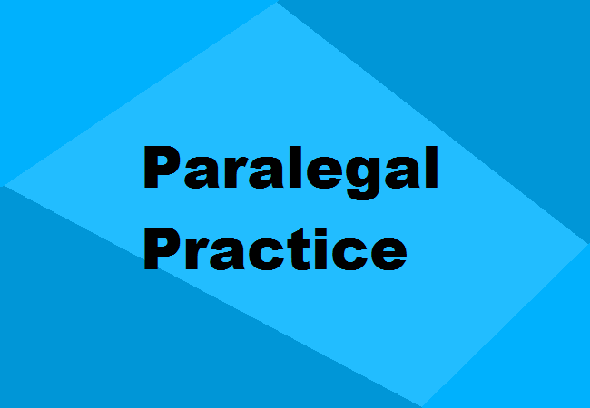 Diploma Paralegal Practice