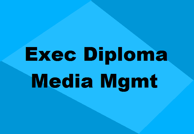 Executive Diploma Media Management