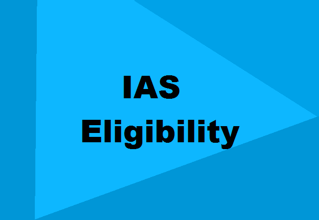 IAS Eligibility