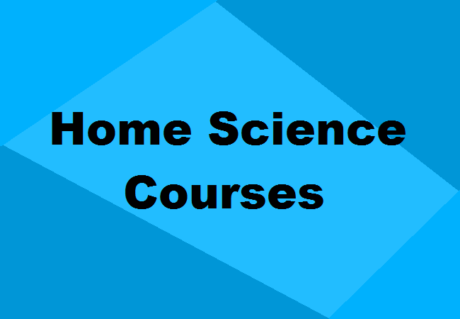 Home Science courses