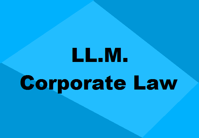 LL.M. Corporate Law