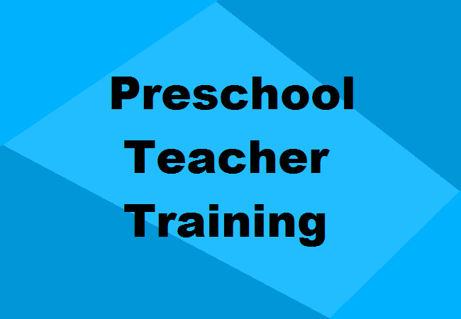 Preschool teacher training course
