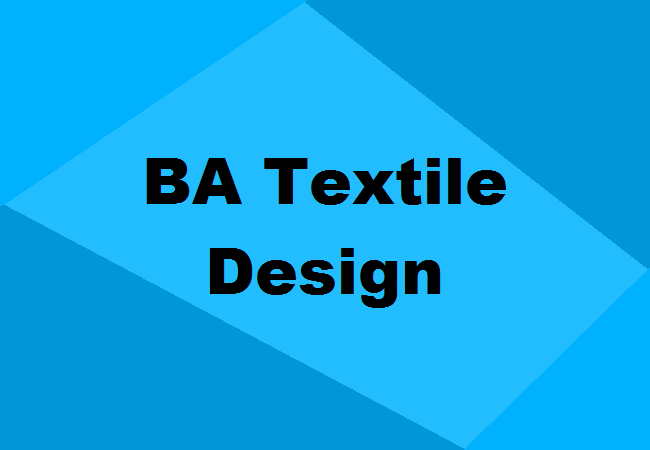 BA in Textile Design