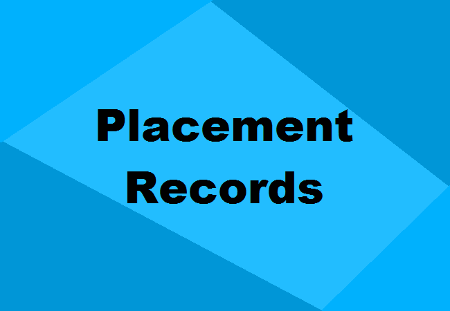 Engineering Placement Record