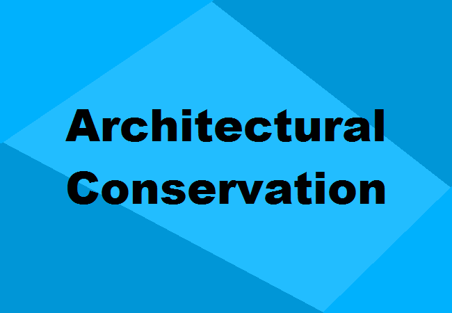 M.Arch. Architectural Conservation