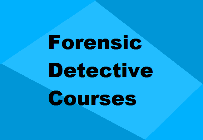 Forensic Detective courses