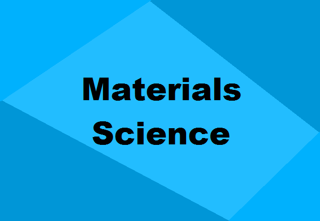 M.Tech. Materials Science