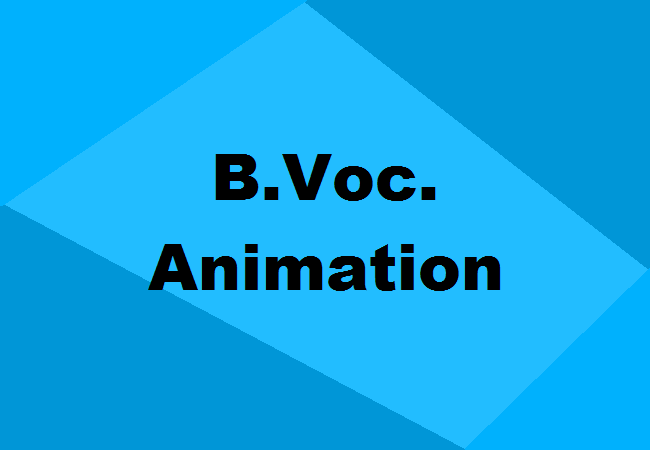 B.Voc. Digital Media & Animation