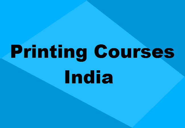 Printing Technology Courses