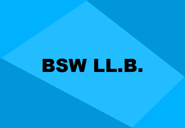 BSW LL.B. course