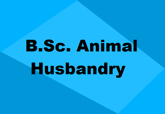 B.Sc. Animal Husbandry