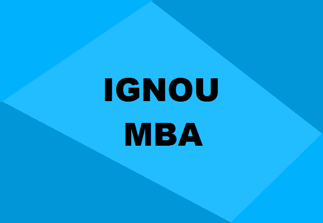 IGNOU MBA Course