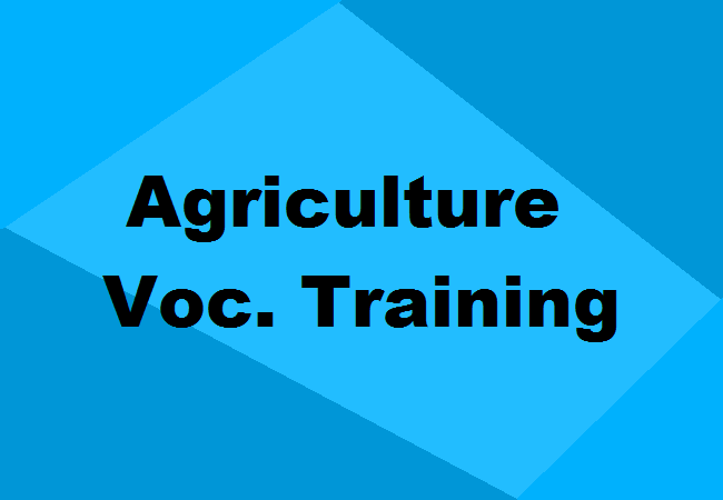 Agriculture vocational courses