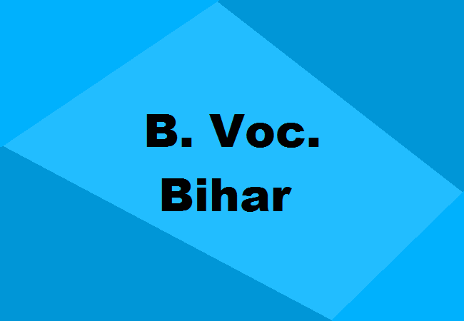 B.Voc. Colleges Bihar