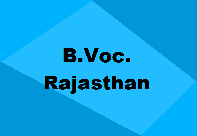 B.Voc. Colleges in Rajasthan