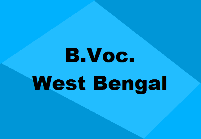 B.Voc. Colleges West Bengal