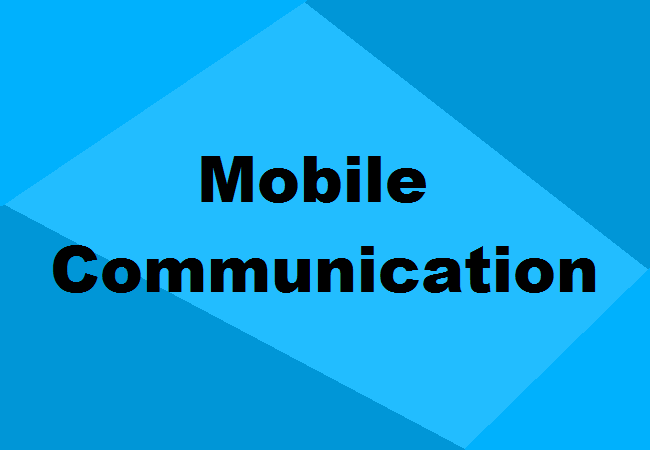 B.Voc. Mobile Communication