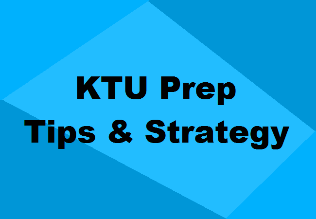 KTU Preparation Tips