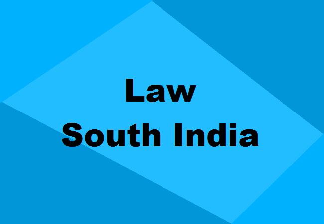 Law Colleges South India