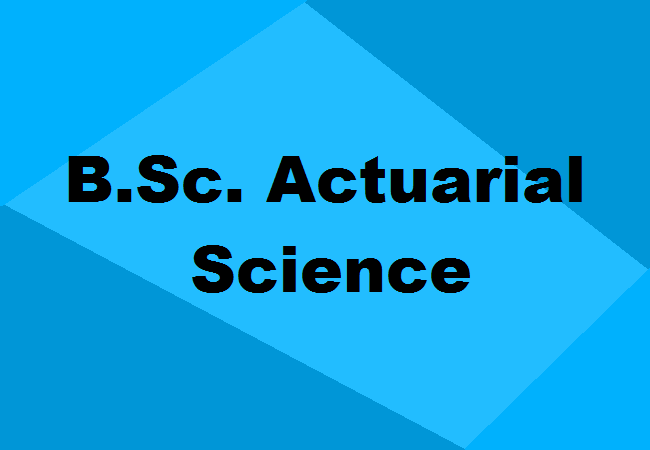 B.Sc. Actuarial Science
