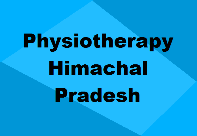 Physiotherapy Colleges Himachal Pradesh