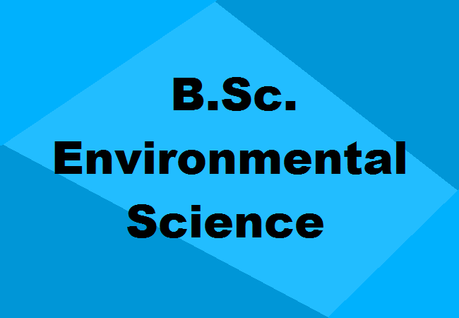 B.Sc. Environmental Science