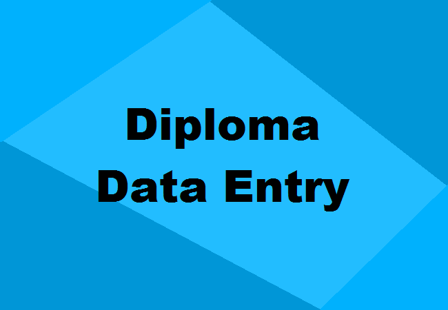 Diploma in Data Entry